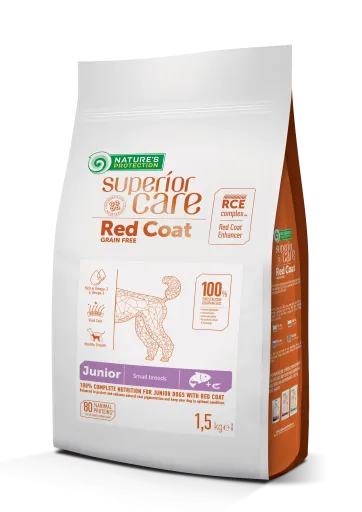 Nature's Protection Superior Care Red Coat Junior Small Breed – —