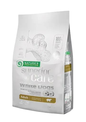 Nature's Protection Superior Care White Dogs Adult Small & Mini Breed – With Lamb
