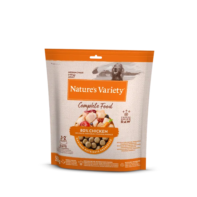 Nature's Variety Complete Freeze Dried Food Adult – 80% Chicken