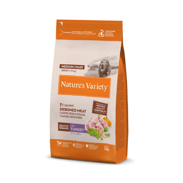 Nature's Variety Healthy Grains Adult Medium / Maxi – Turkey