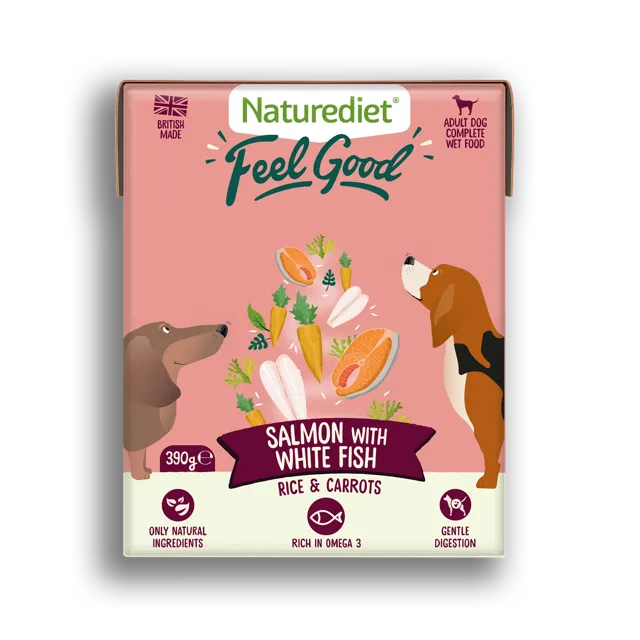 Naturediet Feel Good – Salmon with White Fish