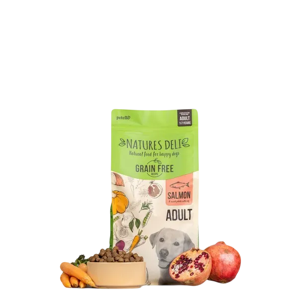 Natures Deli Grain Free Adult – Salmon & Sweet Potato