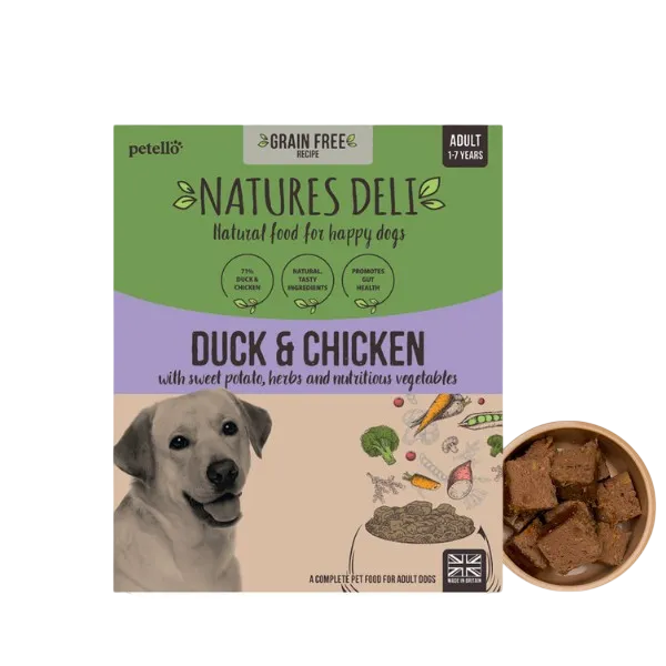 Natures Deli Grain Free Adult Wet Food – Duck and Chicken