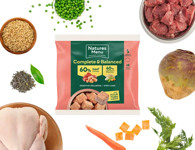 Natures Menu Complete & Balanced 60/40 Nuggets – Beef and Chicken