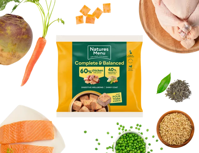 Natures Menu Complete & Balanced 60/40 Nuggets – Chicken with Salmon