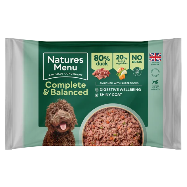 Natures Menu Complete & Balanced 80/20 Minced Block – Duck
