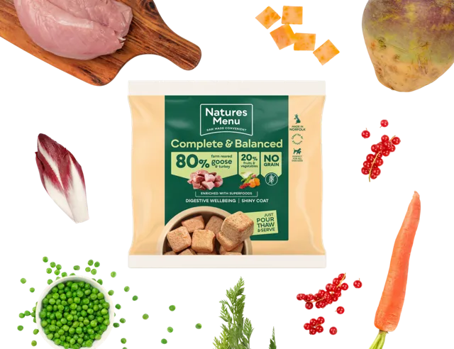 Natures Menu Complete & Balanced 80/20 Nuggets – Goose & Turkey