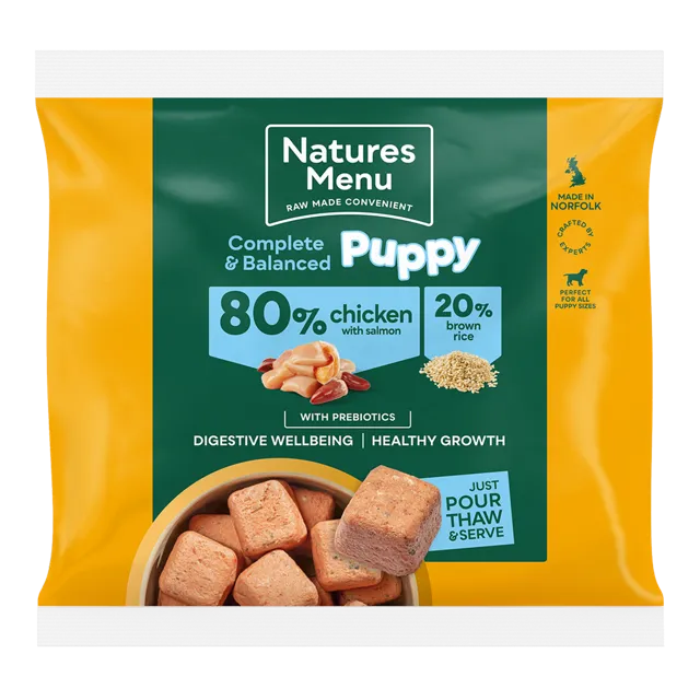 Natures Menu Complete & Balanced Puppy 80/20 – Chicken with Salmon