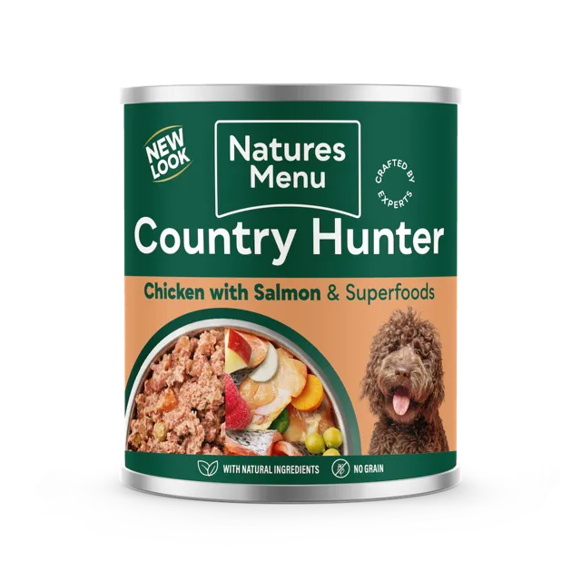 Natures Menu Country Hunter Cans – Chicken with Salmon & Superfoods