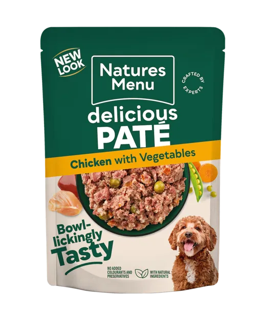 Natures Menu Delicious Pate Pouches – Chicken with Vegetables