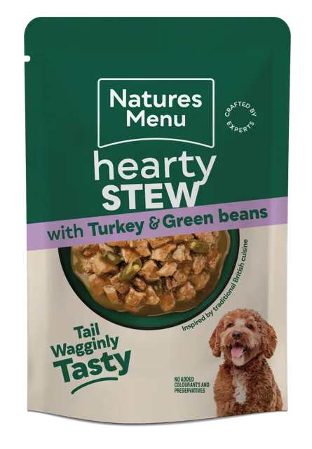 Natures Menu Hearty Stew Pouches – With Turkey & Green Beans