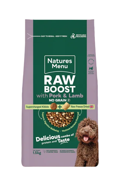 Natures Menu Raw Boost – With Pork and Lamb