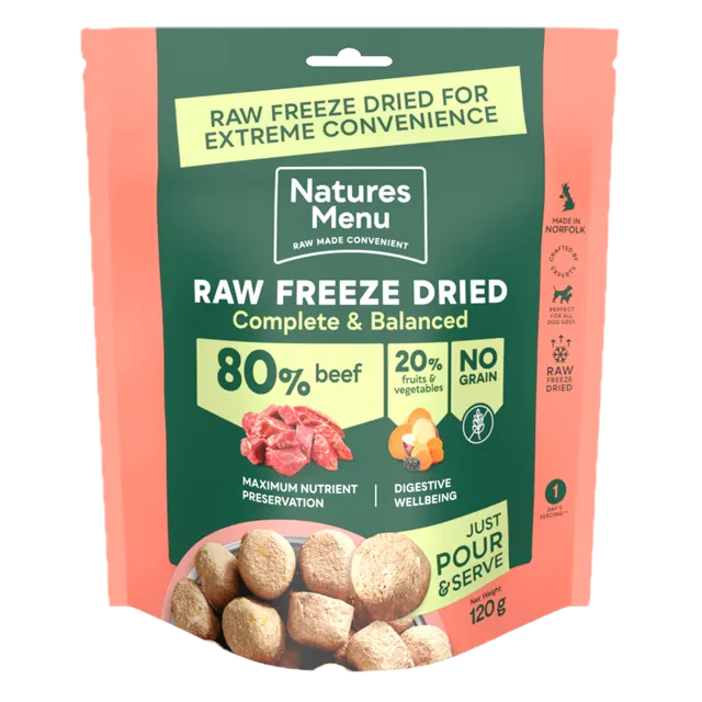 Natures Menu Raw Freeze-Dried – Beef