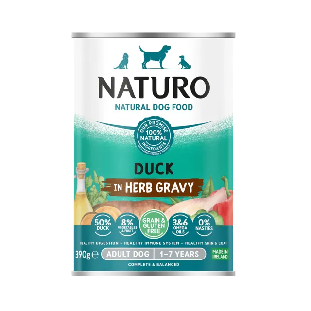 Naturo Adult Grain & Gluten Free Cans – Duck