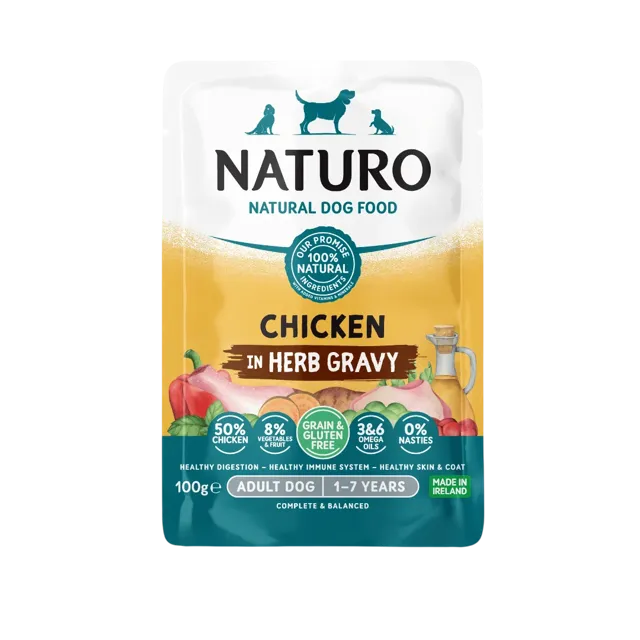Naturo Adult Grain & Gluten Free Pouches – Chicken