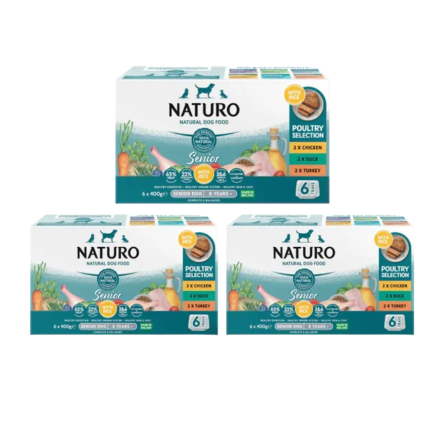 Naturo Senior Trays – Chicken With Rice And Vegetables