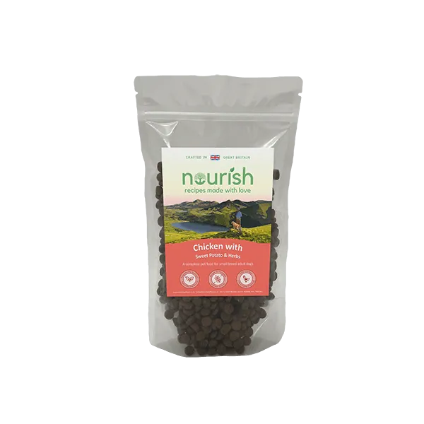 Nourish Grain Free Adult Small Breed – Chicken With Sweet Potato & Herbs