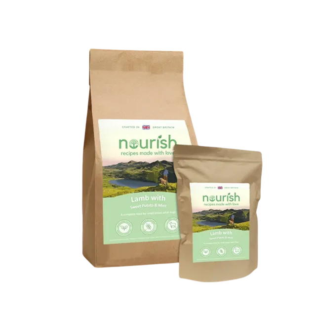 Nourish Grain Free Adult Small Breed – Lamb With Sweet Potato & Mint
