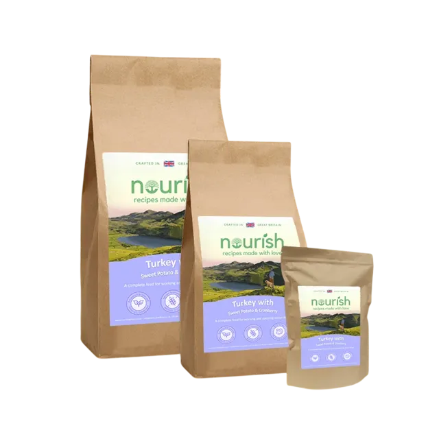Nourish Grain Free Senior – Turkey With Sweet Potato & Cranberry