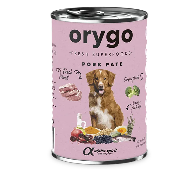 Orygo Adult Pate – Pork with Broccoli