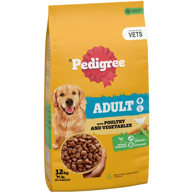 Pedigree Adult Dry – With Chicken & Vegetables