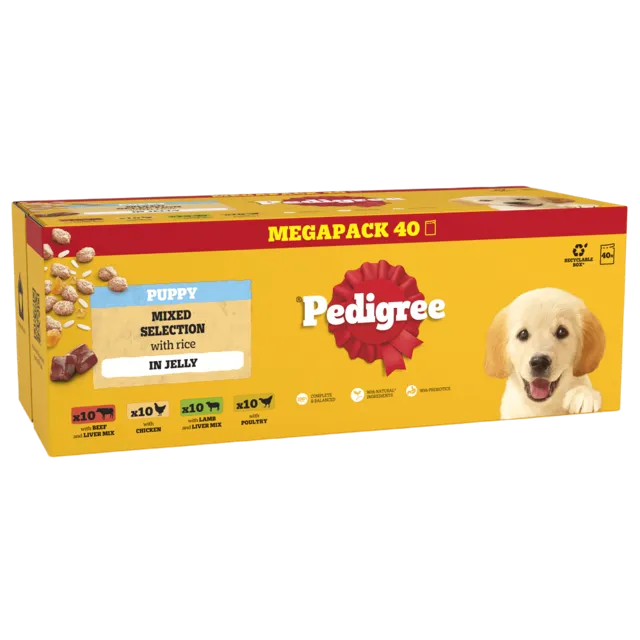 Pedigree Junior Puppy Pouches in Jelly – —