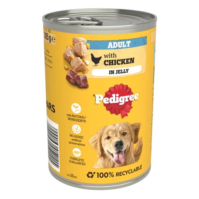 Pedigree Tins with Jelly – With Chicken