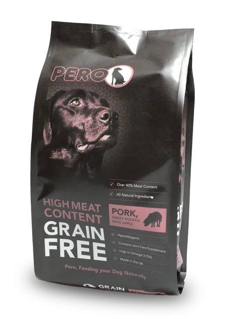 Pero High Meat & Grain Free – Pork & Sweet Potato with Apple