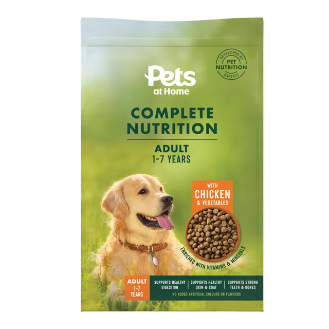 Pets at Home Complete Nutrition Dry Adult – Chicken with Vegetables