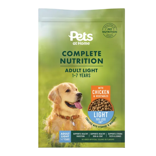 Pets at Home Complete Nutrition Light Adult Dry – —