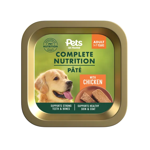 Pets at Home Complete Nutrition Pate – With Chicken