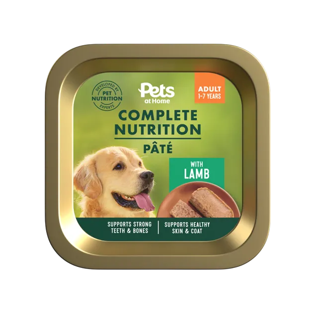 Pets at Home Complete Nutrition Pate – With Lamb