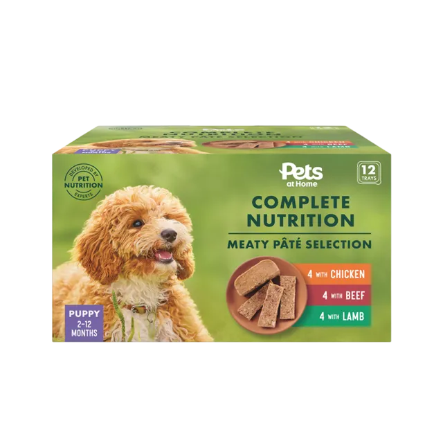 Pets at Home Complete Nutrition Puppy Pate – Variety Selection