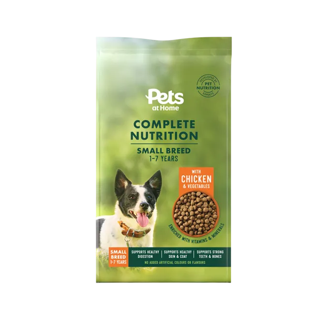 Pets at Home Complete Nutrition Small Breed Dry – —