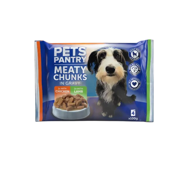 Pets Pantry by HiLife Pouches in Gravy – Meaty Chunks