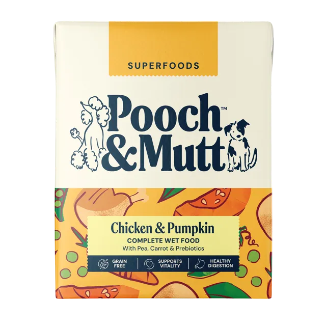 Pooch & Mutt Superfoods Wet Food – Chicken & Pumpkin