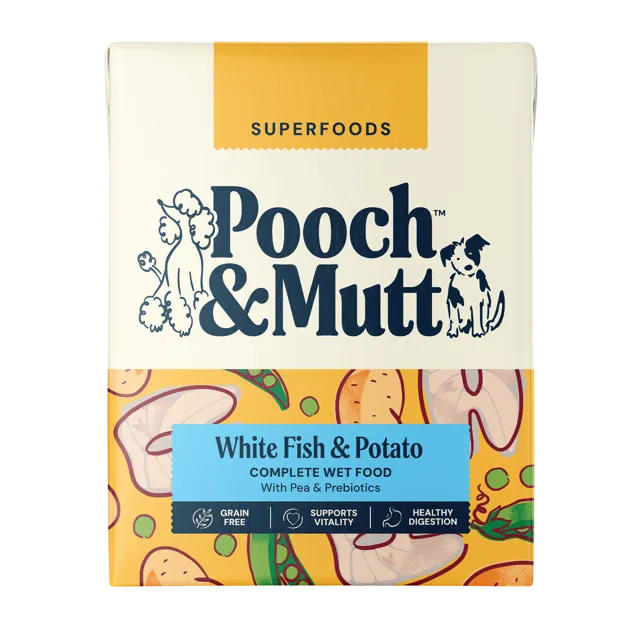 Pooch & Mutt Superfoods Wet Food – White Fish & Potato