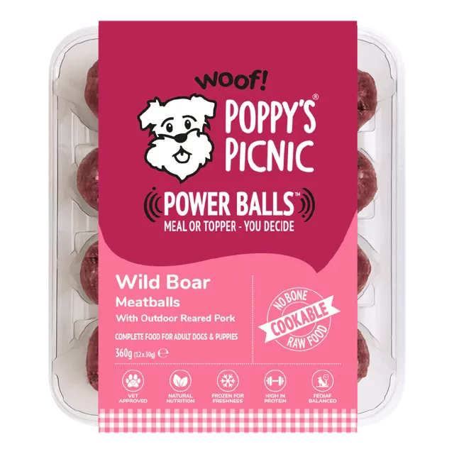 Poppy's Picnic Power Balls – Wild Boar Meatballs