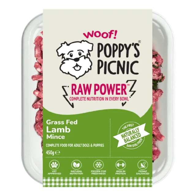 Poppy's Picnic Raw Power Mince – Lamb Mince