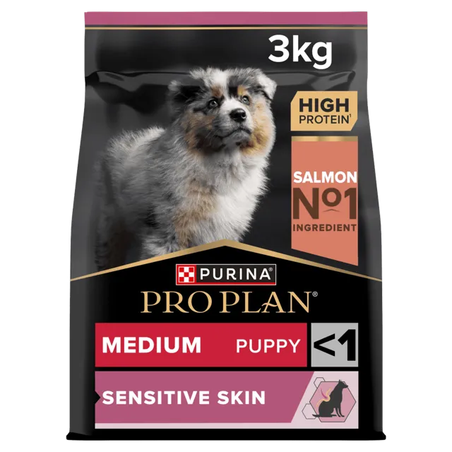 Pro Plan Medium Puppy Sensitive Skin OptiDerma – —