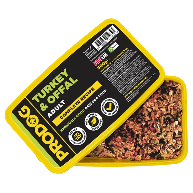 ProDog Complete Raw Dog Food – Turkey & Offal