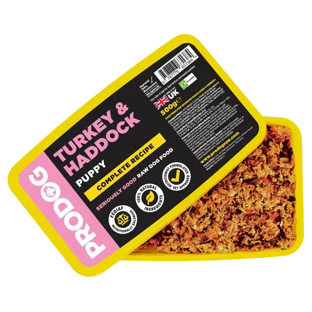 ProDog Complete Raw Puppy Food – Turkey & Haddock