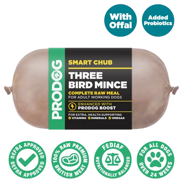 ProDog Smart Chubs – Three Bird Mince