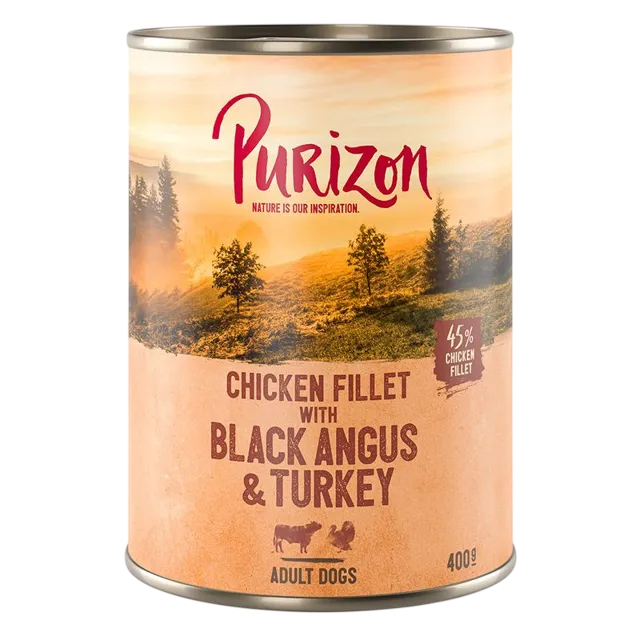 Purizon Adult Cans – Black Angus Beef & Turkey