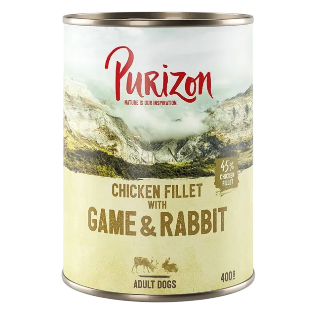 Purizon Adult Cans – Game & Rabbit