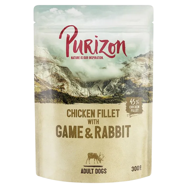 Purizon Adult Pouches – Game & Rabbit