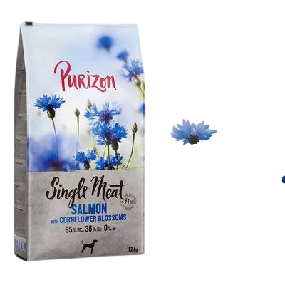 Purizon Single Meat Adult – Salmon with Cornflower Blossoms