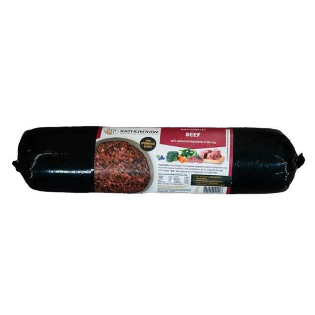 Rathlin Raw Complete – Beef with Vegetables and Berries