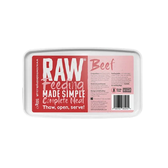 Raw Made Simple Complete Raw – Beef