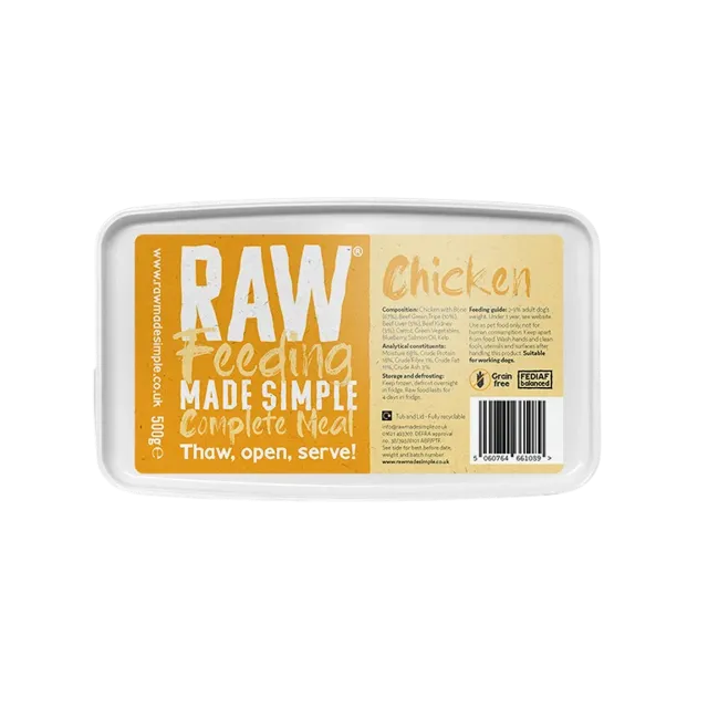 Raw Made Simple Complete Raw – Chicken